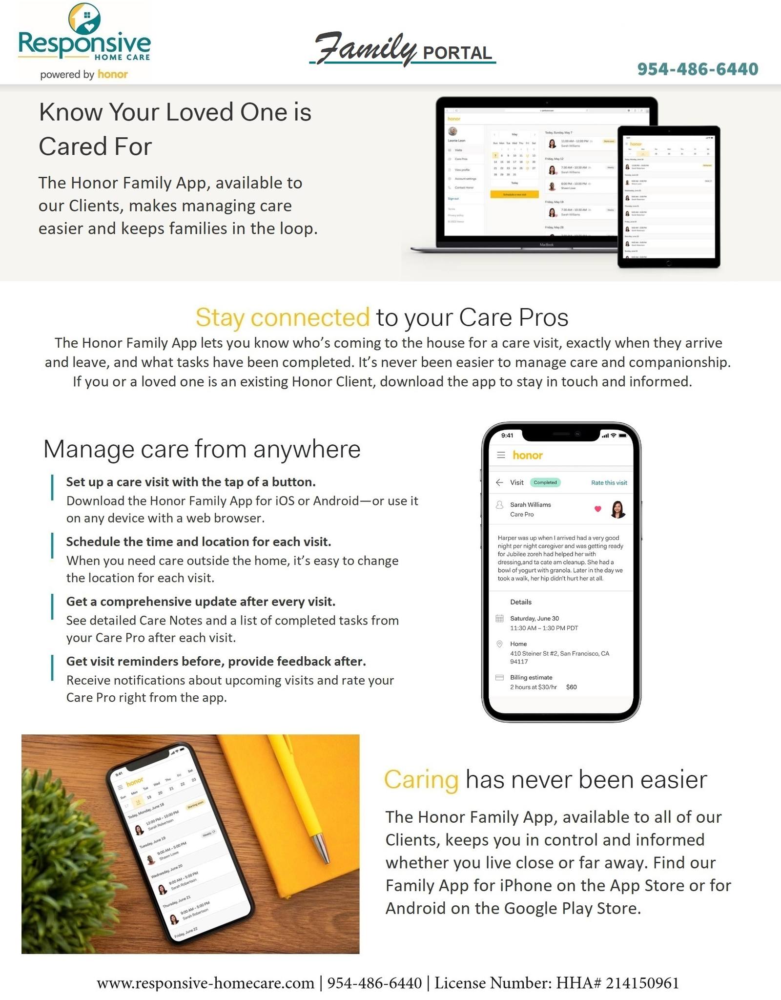 Family Portal - Know Your Loved One is Cared For - April 2023